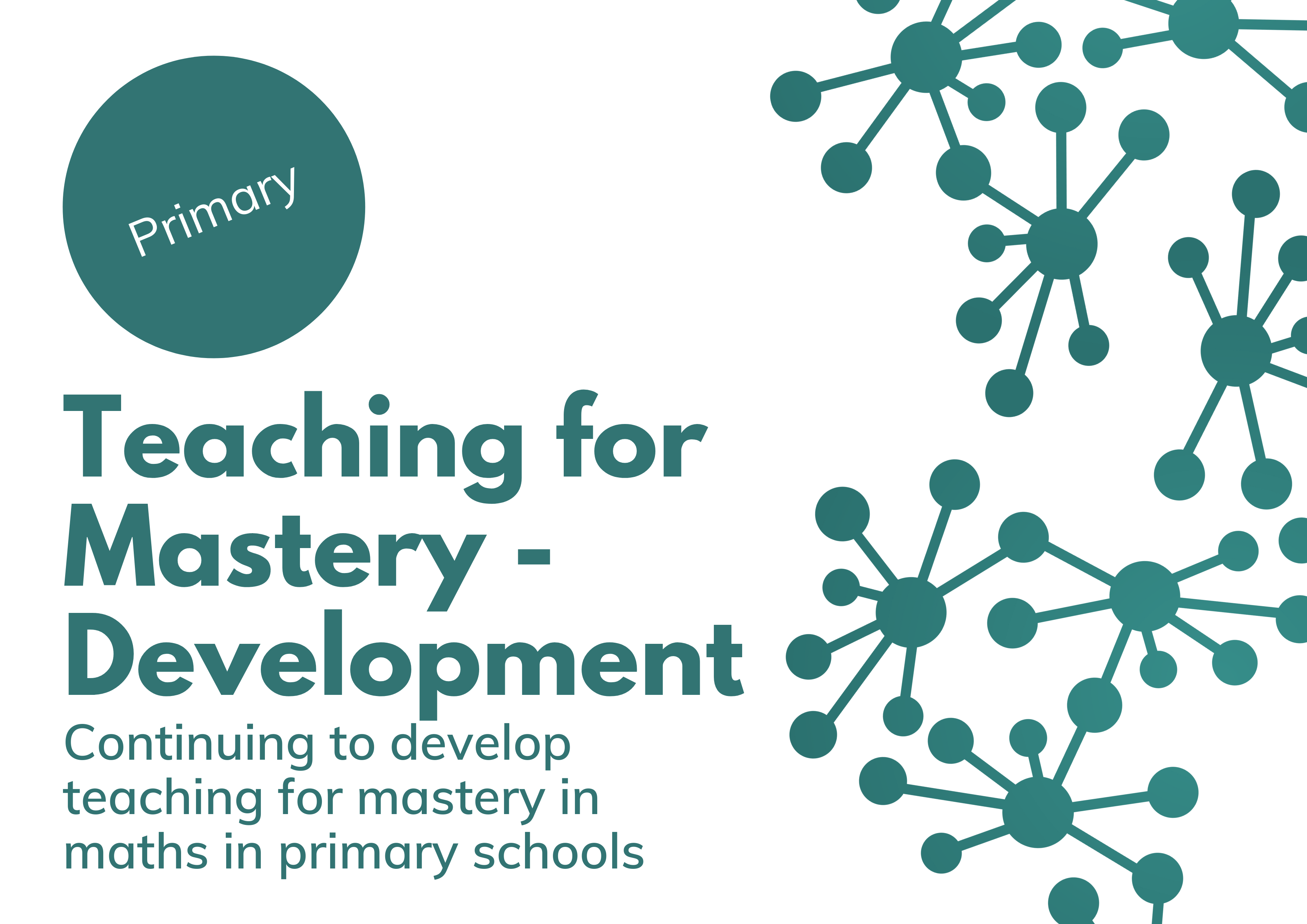 Teaching for Mastery Development - fully booked
